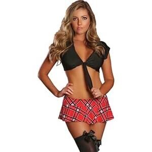 NEW School Girl Sexy Halloween Costume Size Small Medium